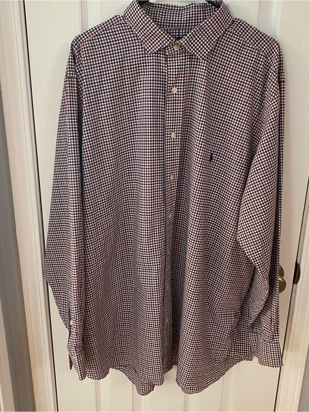 Polo Ralph Lauren 2XB‎ Big & Tall Check Button Down Shirt